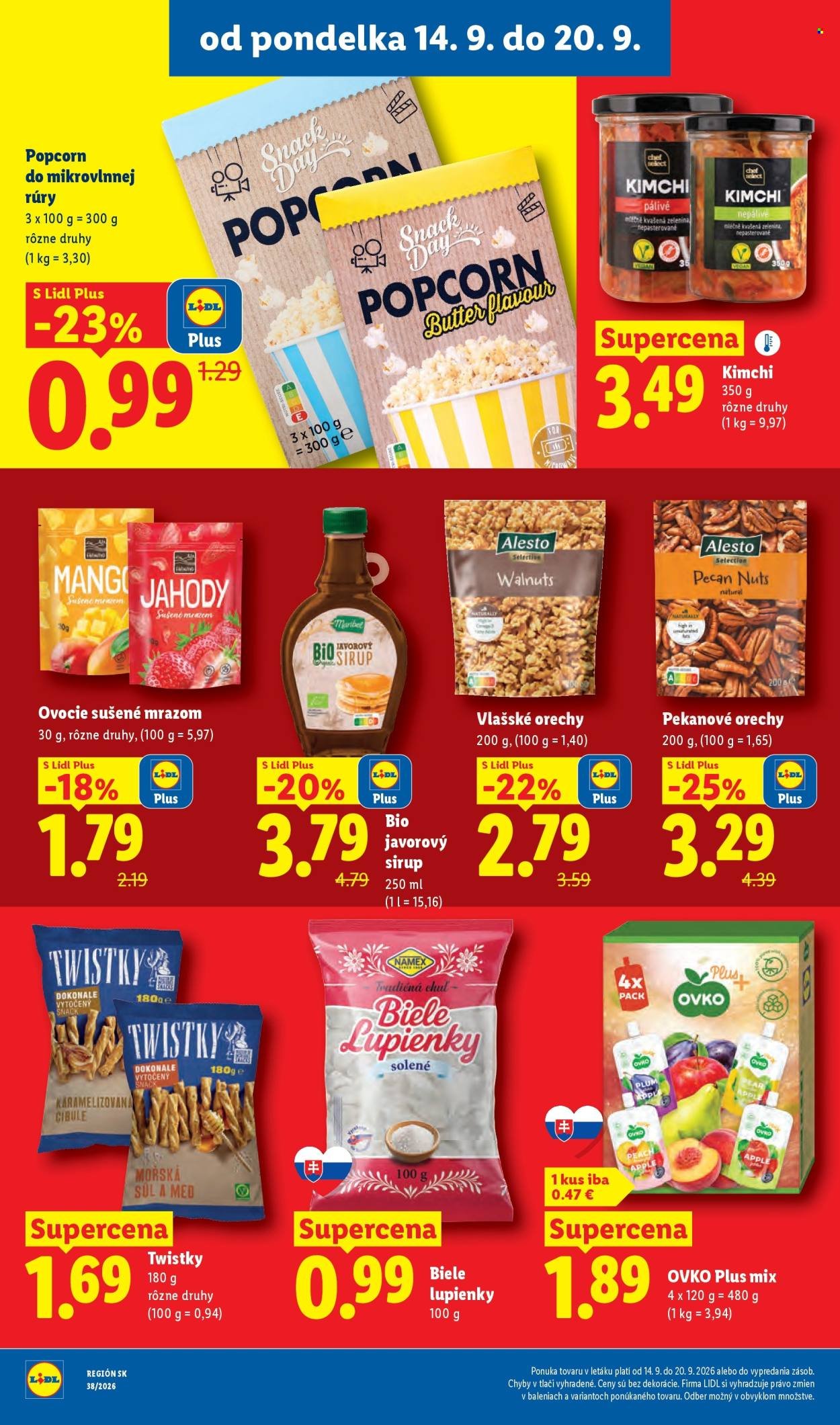LIDL leták - Od pondelka 14.9.2026