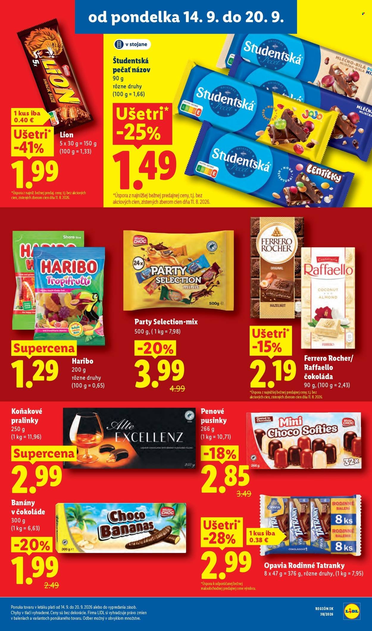 LIDL leták - Od pondelka 14.9.2026