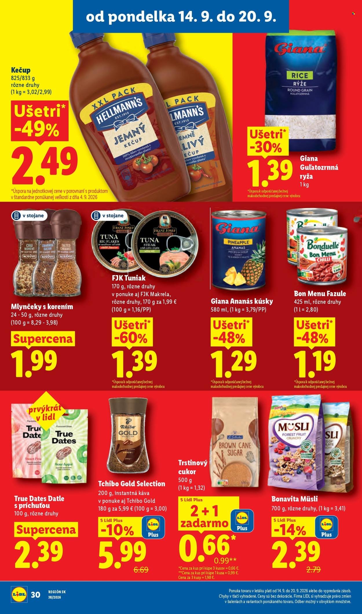 LIDL leták - Od pondelka 14.9.2026