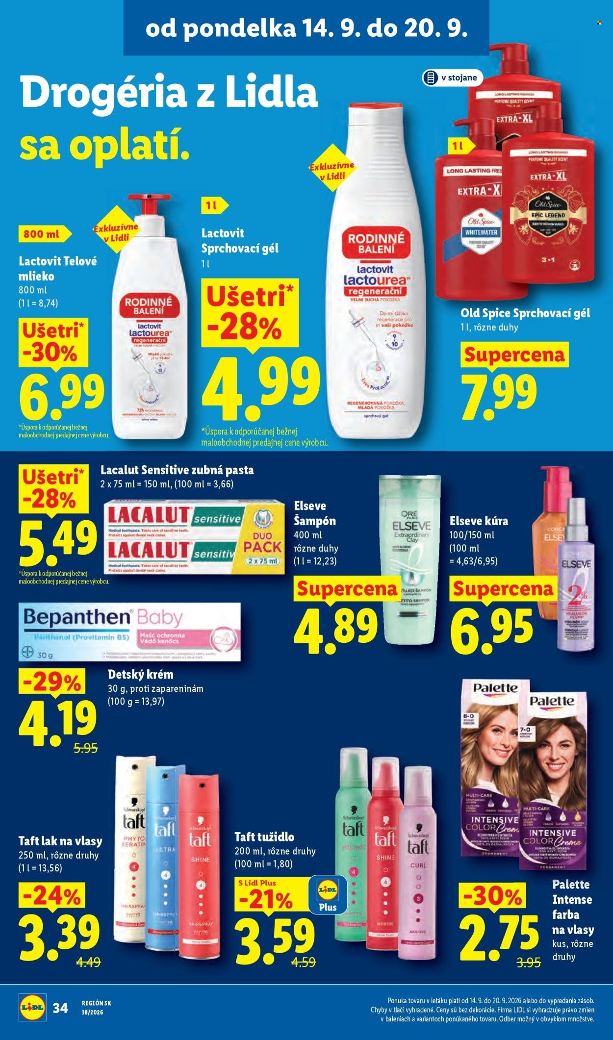 LIDL leták - Od pondelka 14.9.2026