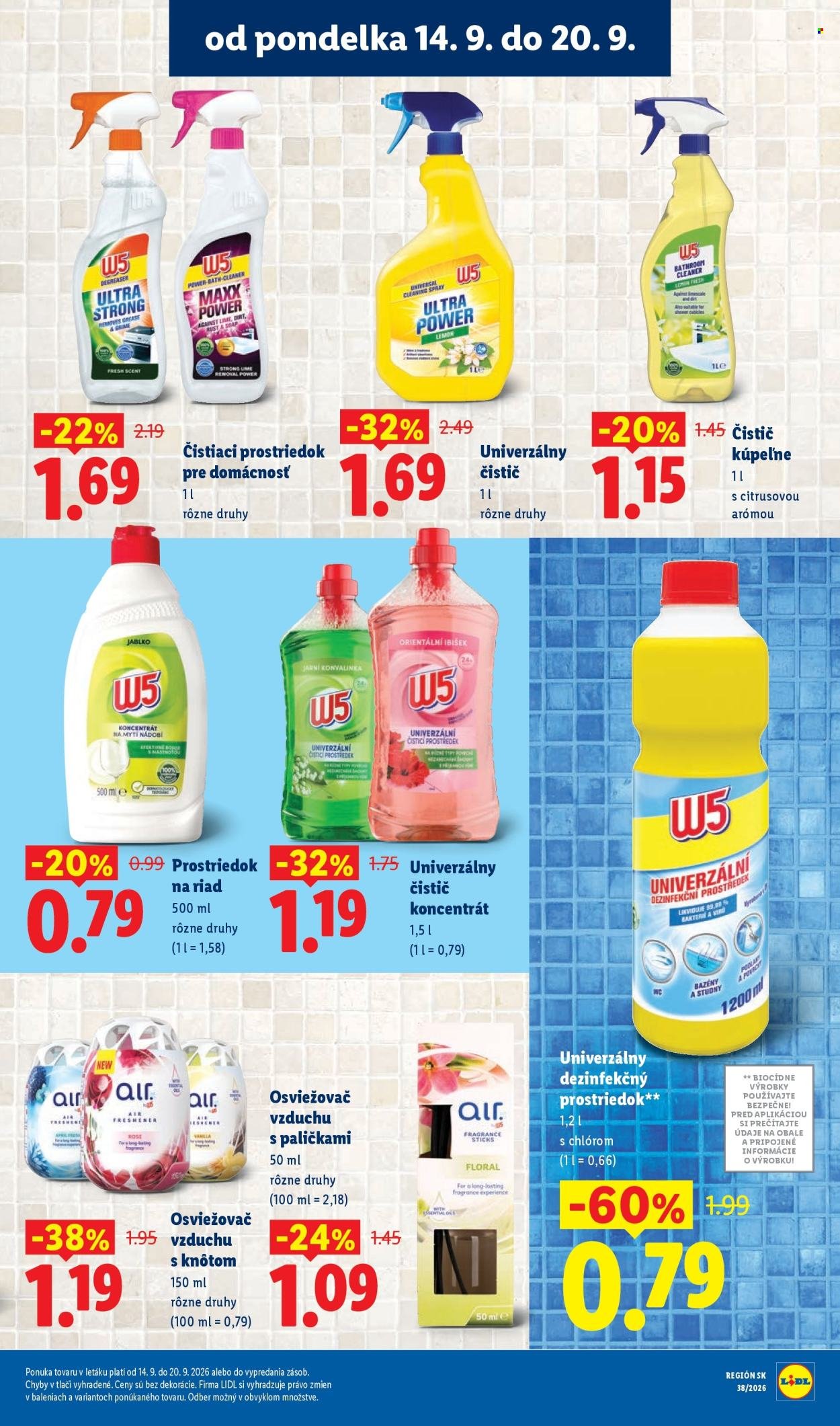 LIDL leták - Od pondelka 14.9.2026