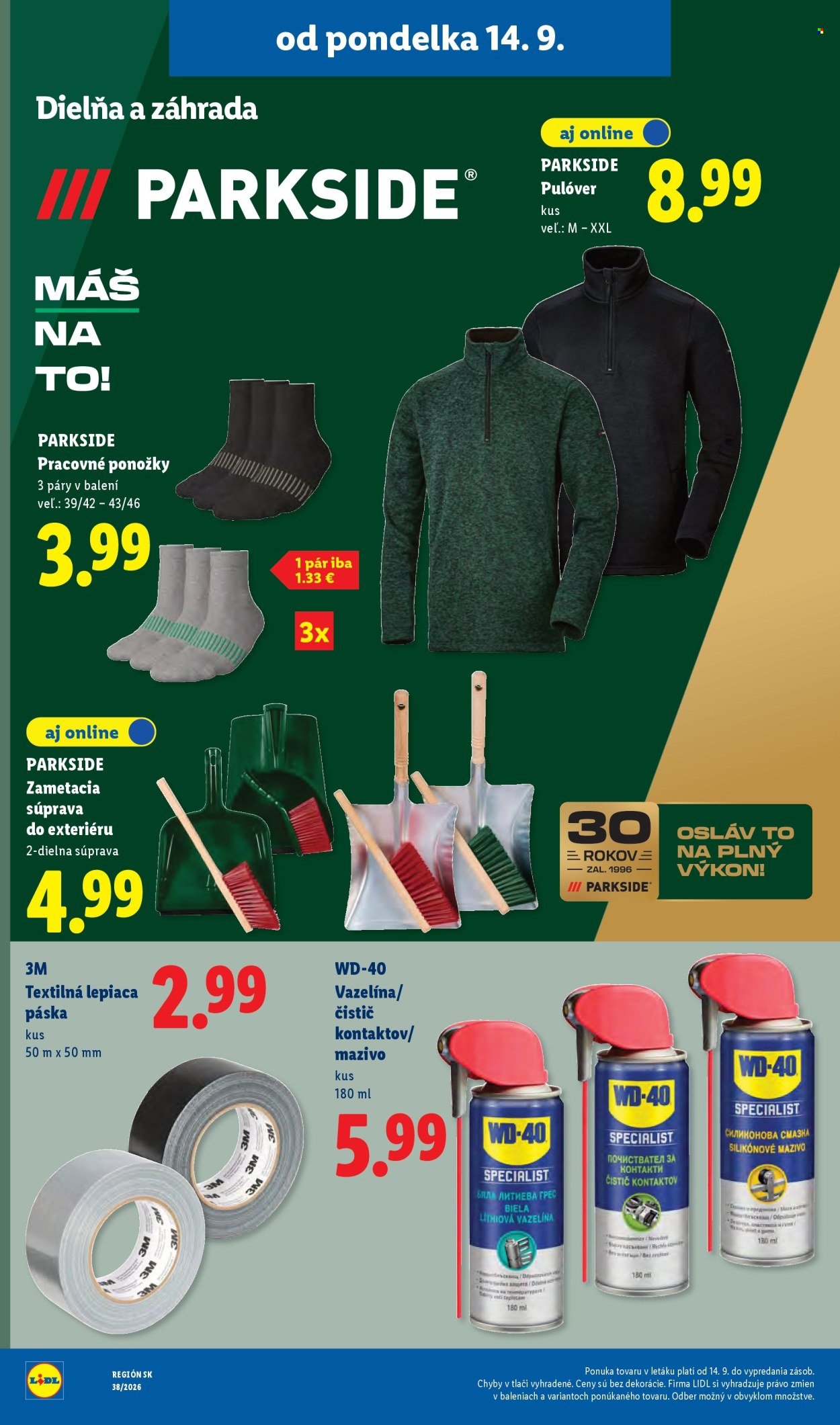 LIDL leták - Od pondelka 14.9.2026