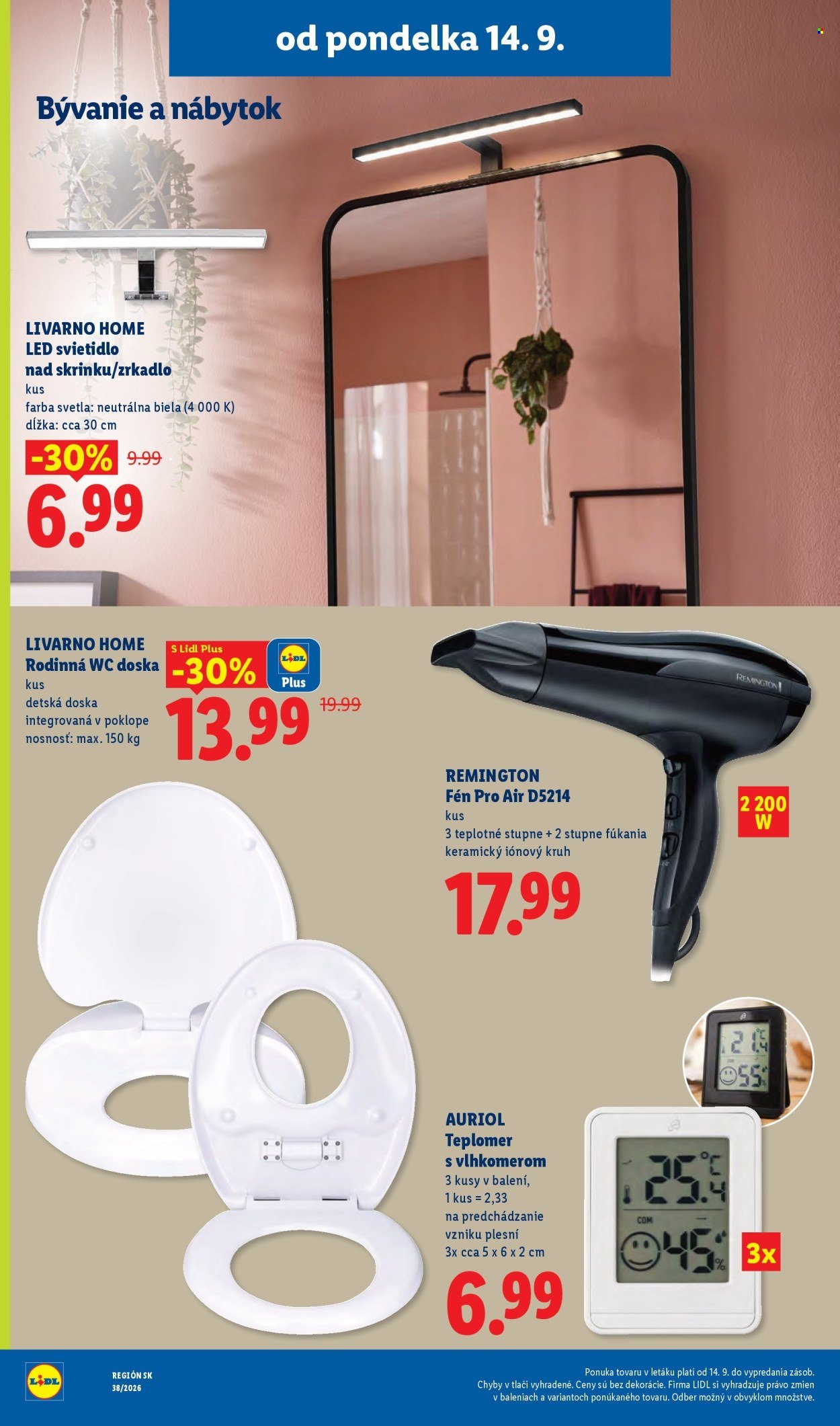 LIDL leták - Od pondelka 14.9.2026