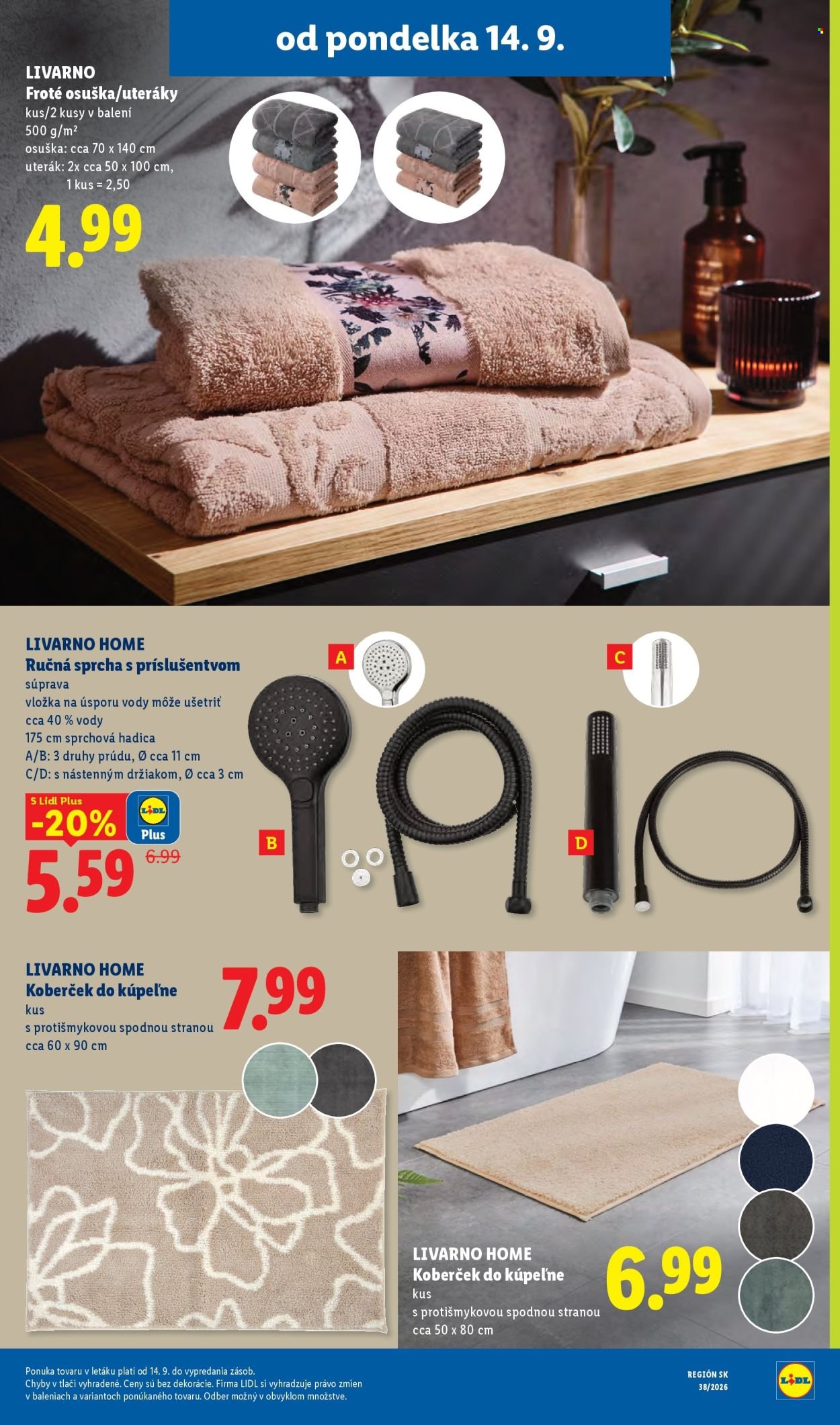 LIDL leták - Od pondelka 14.9.2026