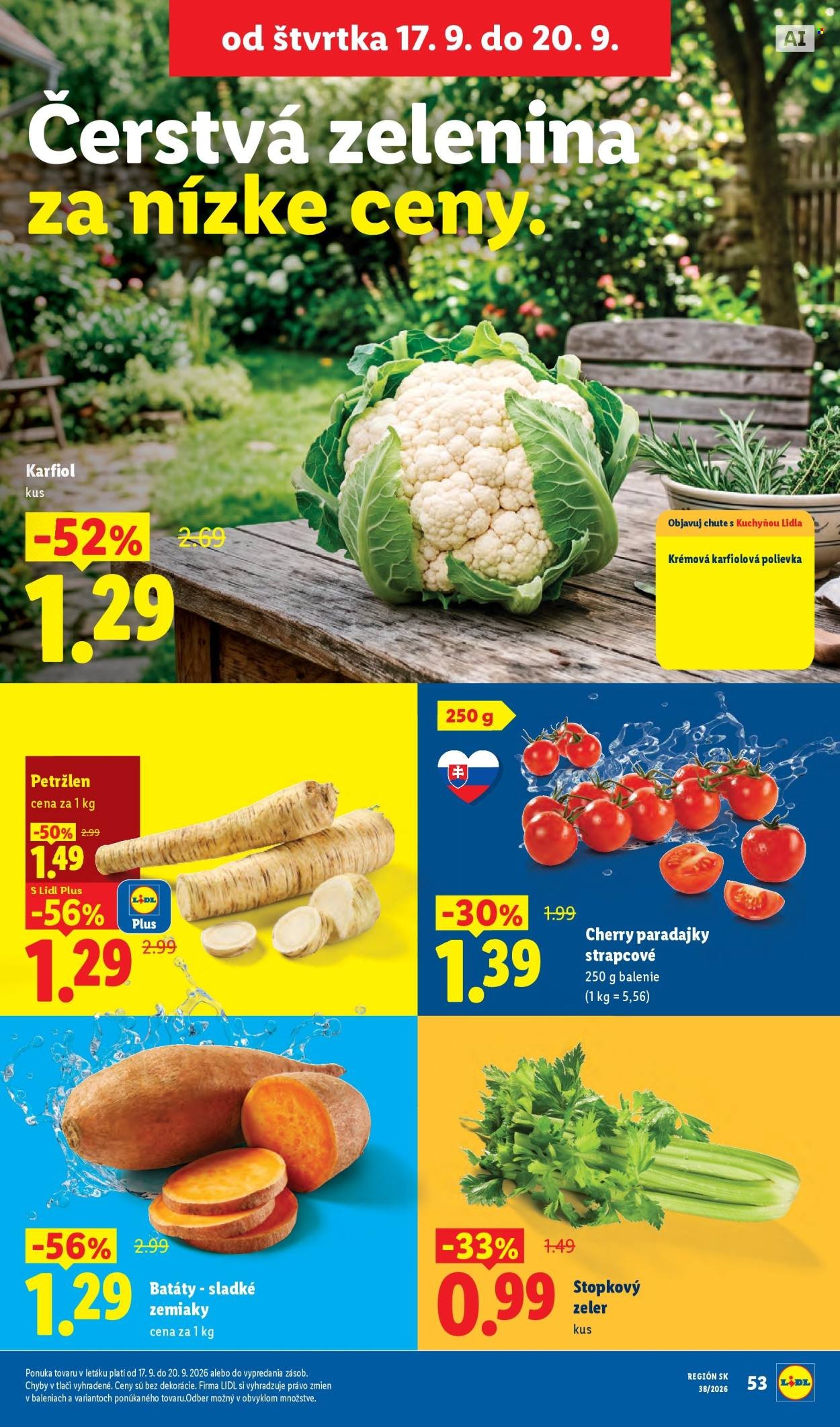LIDL leták - Od pondelka 14.9.2026
