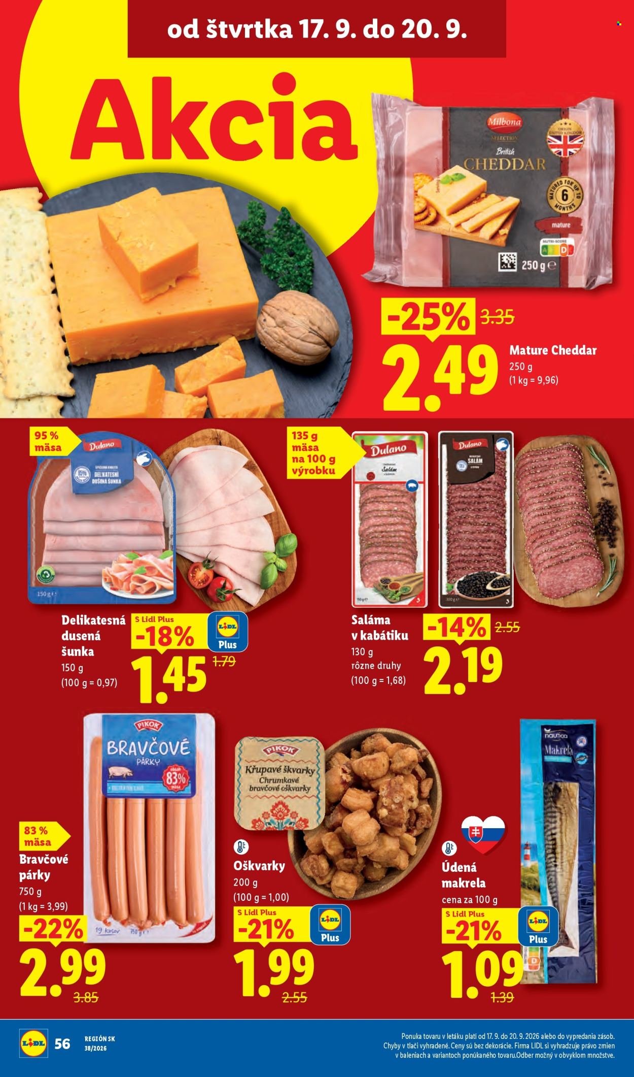 LIDL leták - Od pondelka 14.9.2026
