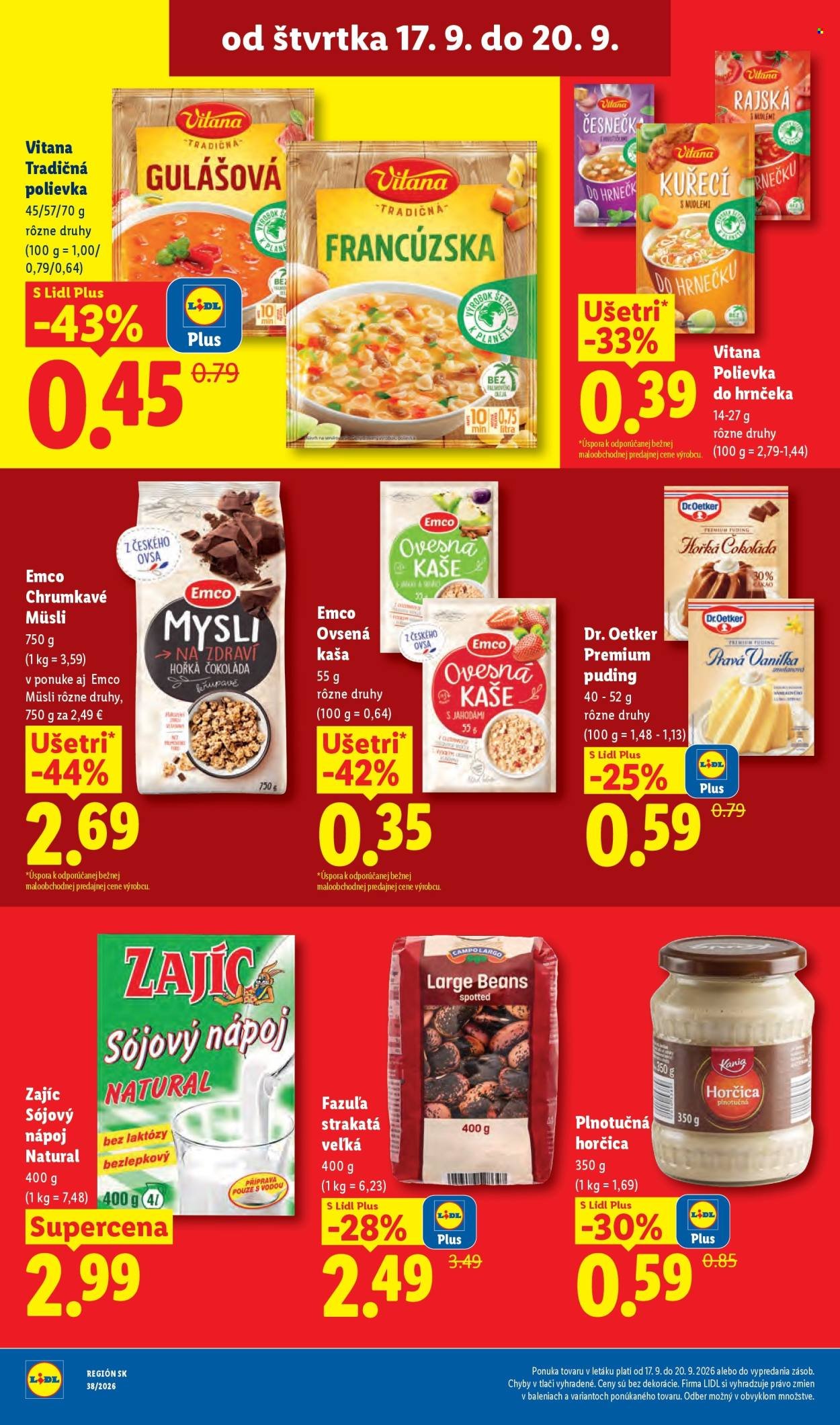 LIDL leták - Od pondelka 14.9.2026