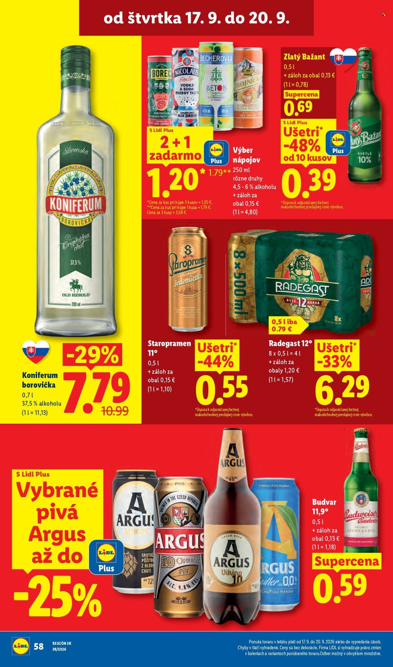 LIDL leták - Od pondelka 14.9.2026