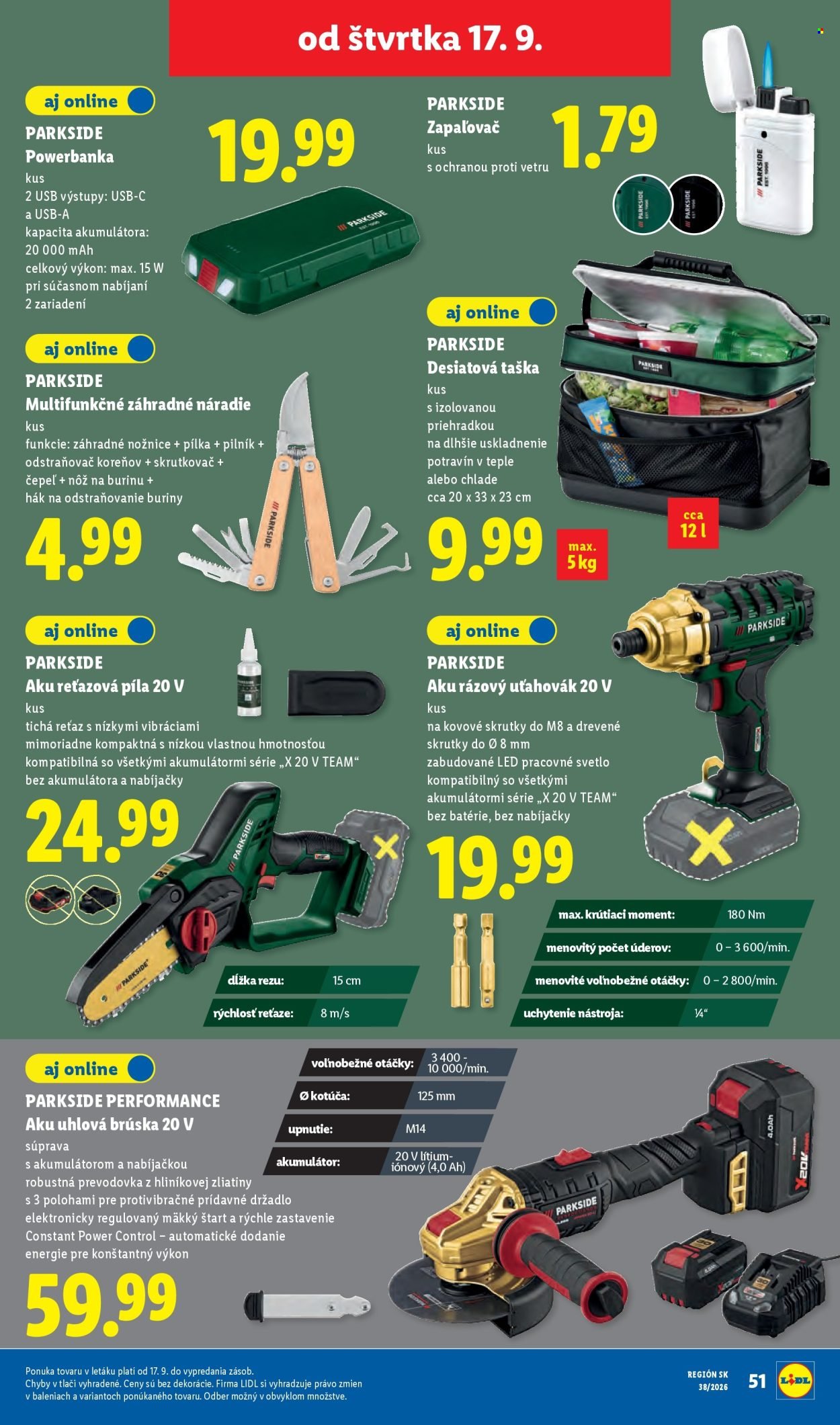 LIDL leták - Od pondelka 14.9.2026