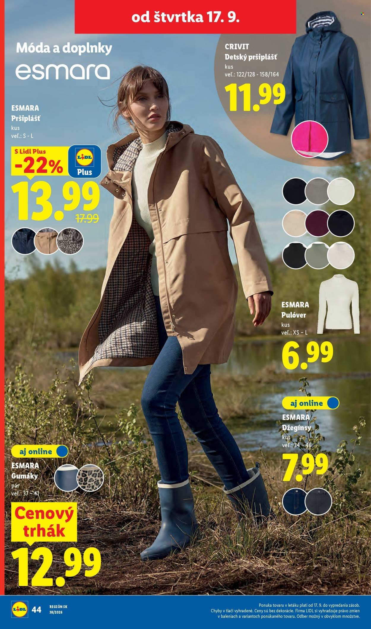 LIDL leták - Od pondelka 14.9.2026