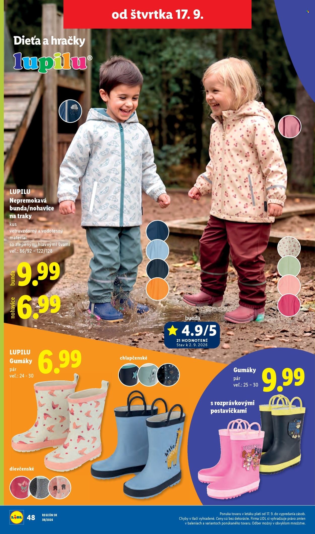 LIDL leták - Od pondelka 14.9.2026