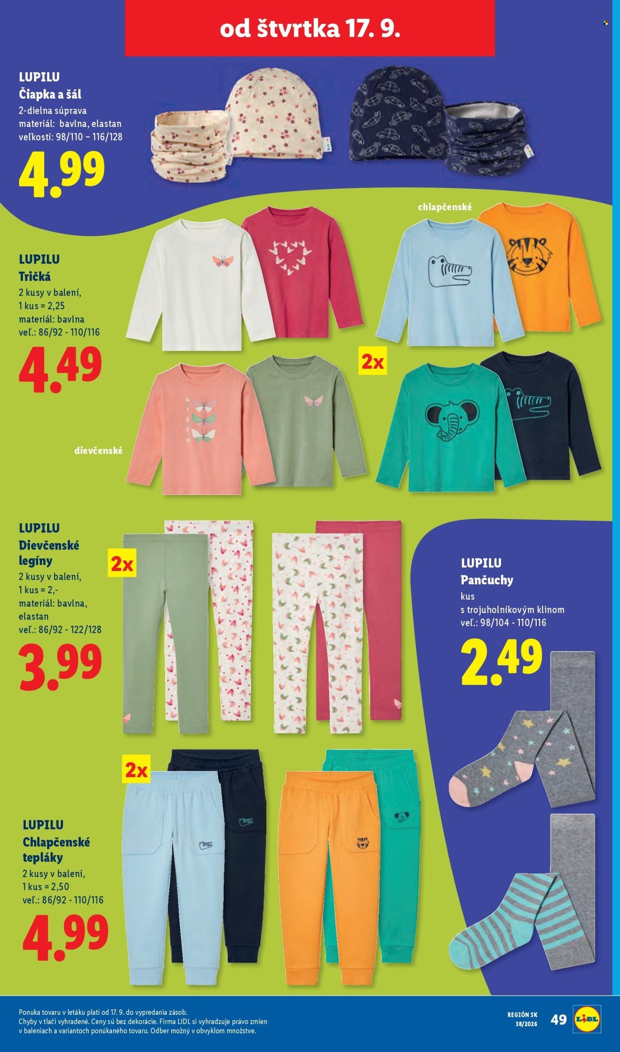 LIDL leták - Od pondelka 14.9.2026