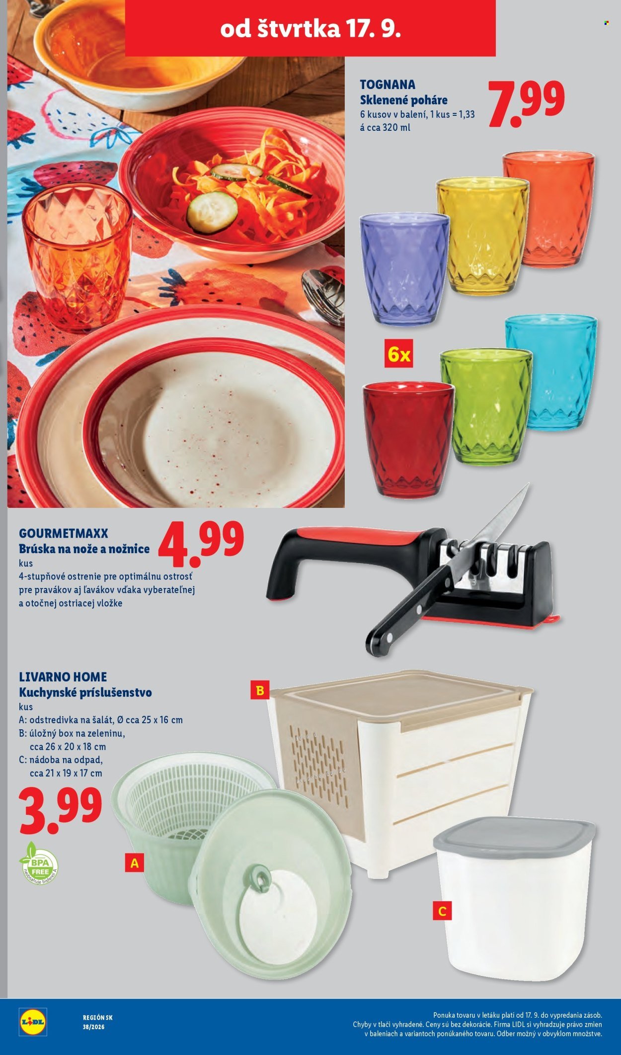 LIDL leták - Od pondelka 14.9.2026