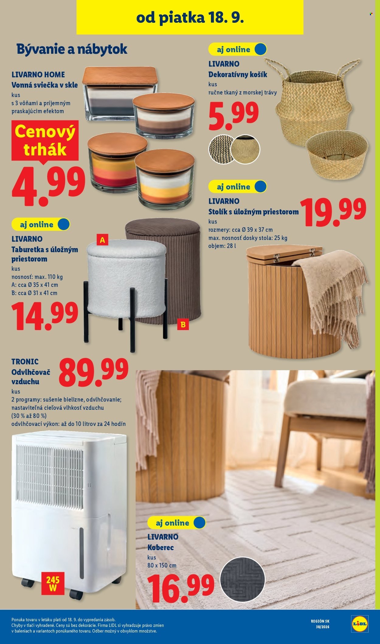 LIDL leták - Od pondelka 14.9.2026