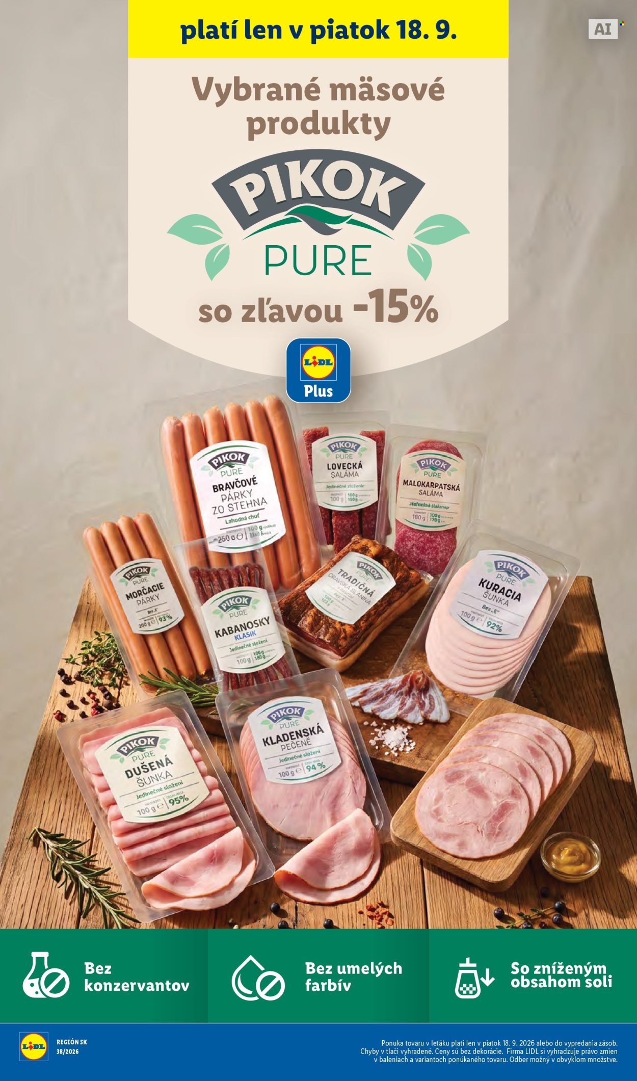 LIDL leták - Od pondelka 14.9.2026