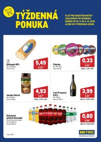 METRO leták - Týždenná ponuka