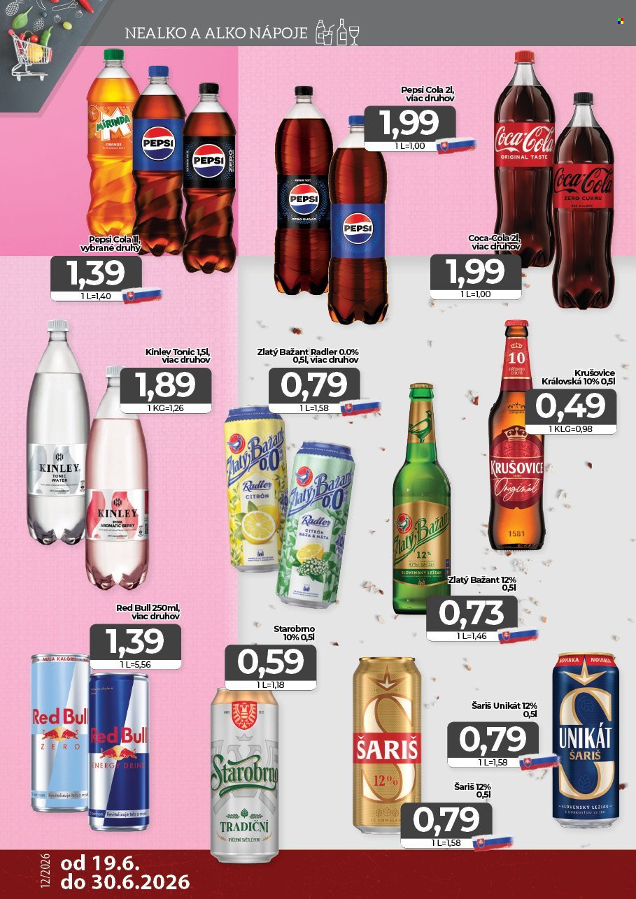 CBA KOMFOS leták - Výhodná ponuka - opäť lacnejšie