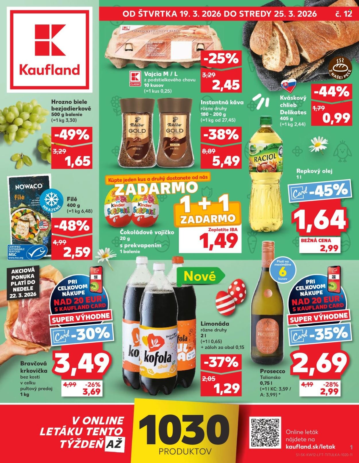 KAUFLAND leták - Od štvrtka 19.3.2026 (2026-03-19 - 2026-03-25) | 1
