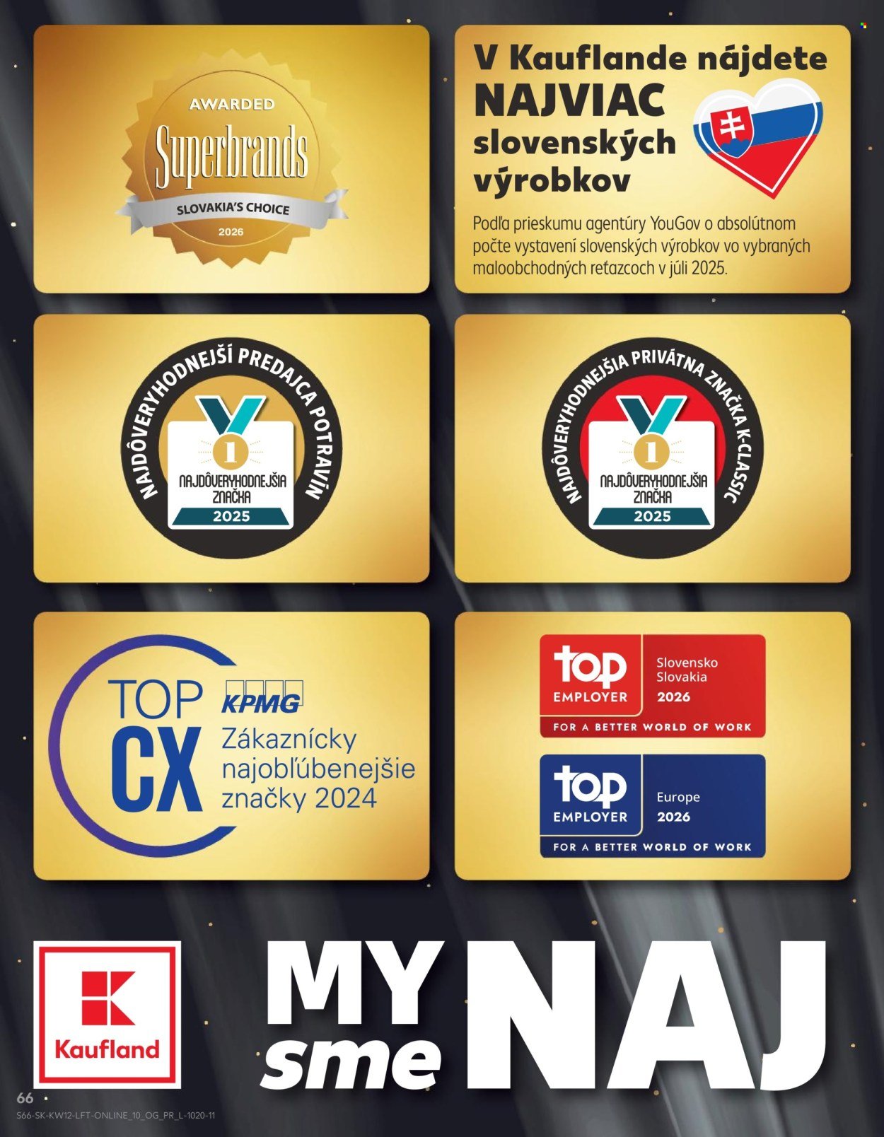 KAUFLAND leták - Od štvrtka 19.3.2026 (2026-03-19 - 2026-03-25) | 66