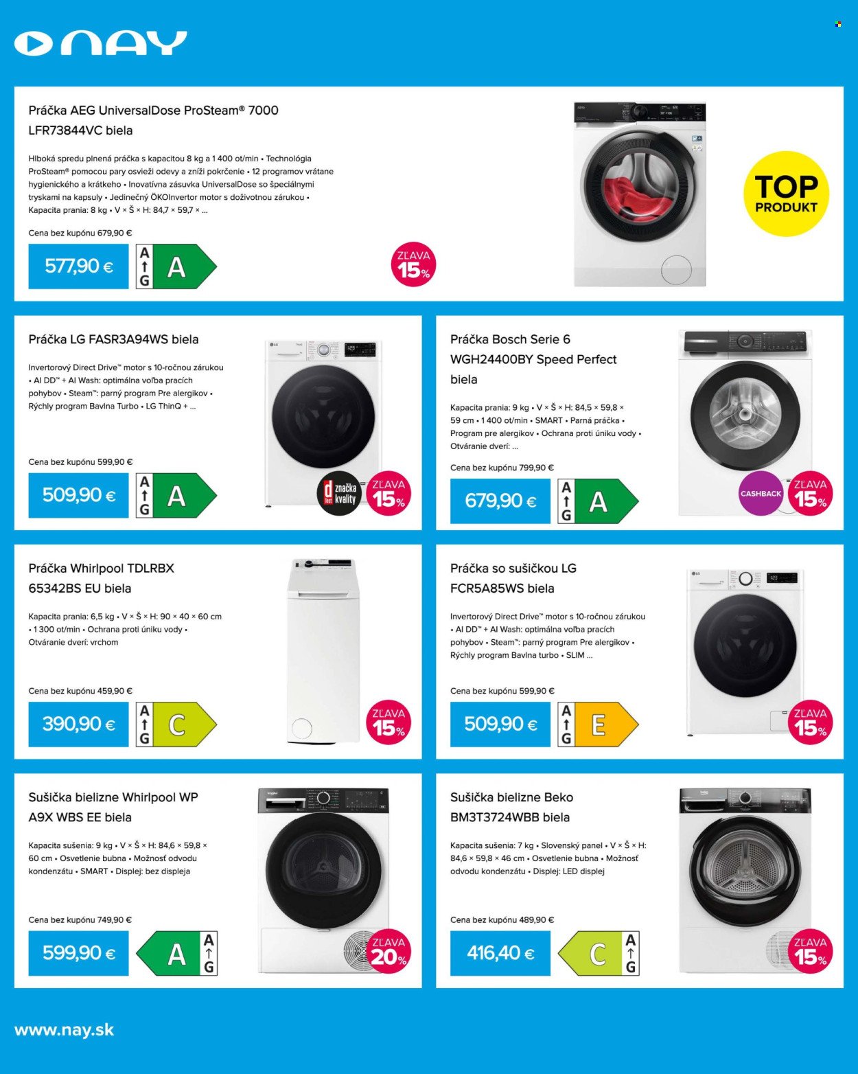 NAY ELEKTRODOM leták - Od pondelka 9.3.2026 (2026-03-09 - 2026-03-15) | 14