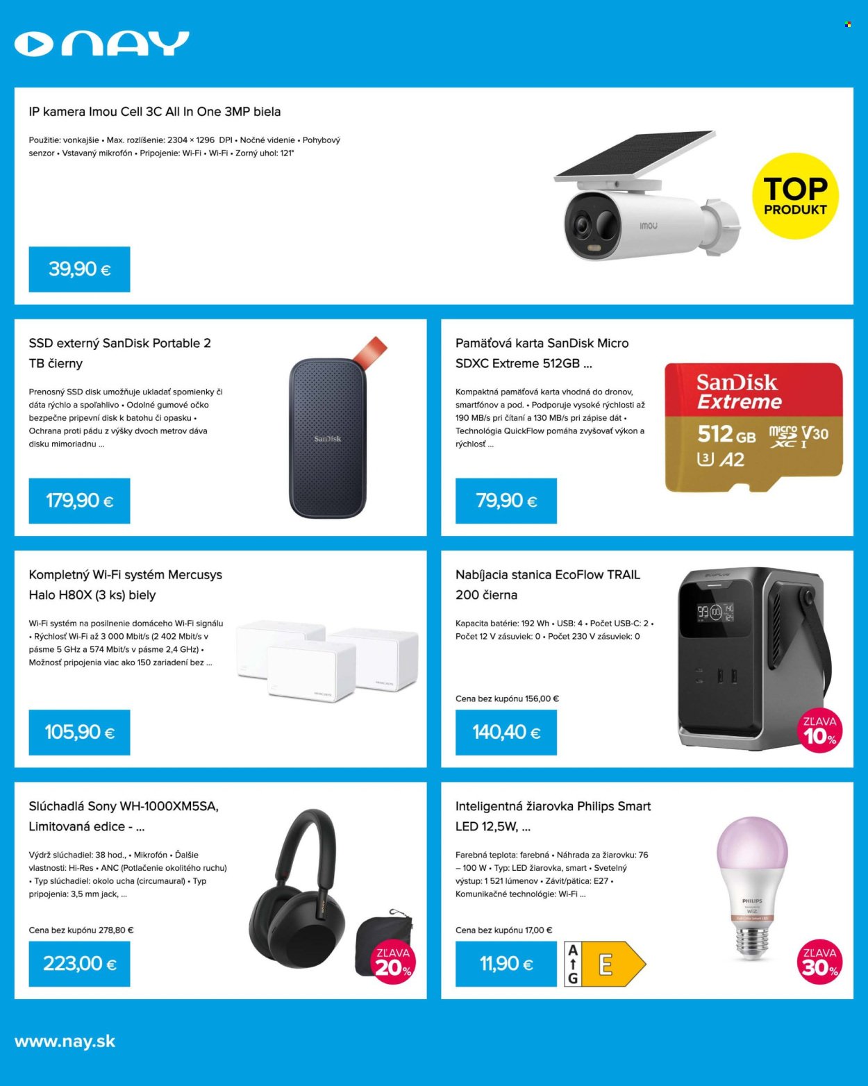 NAY ELEKTRODOM leták - Od pondelka 9.3.2026 (2026-03-09 - 2026-03-15) | 4