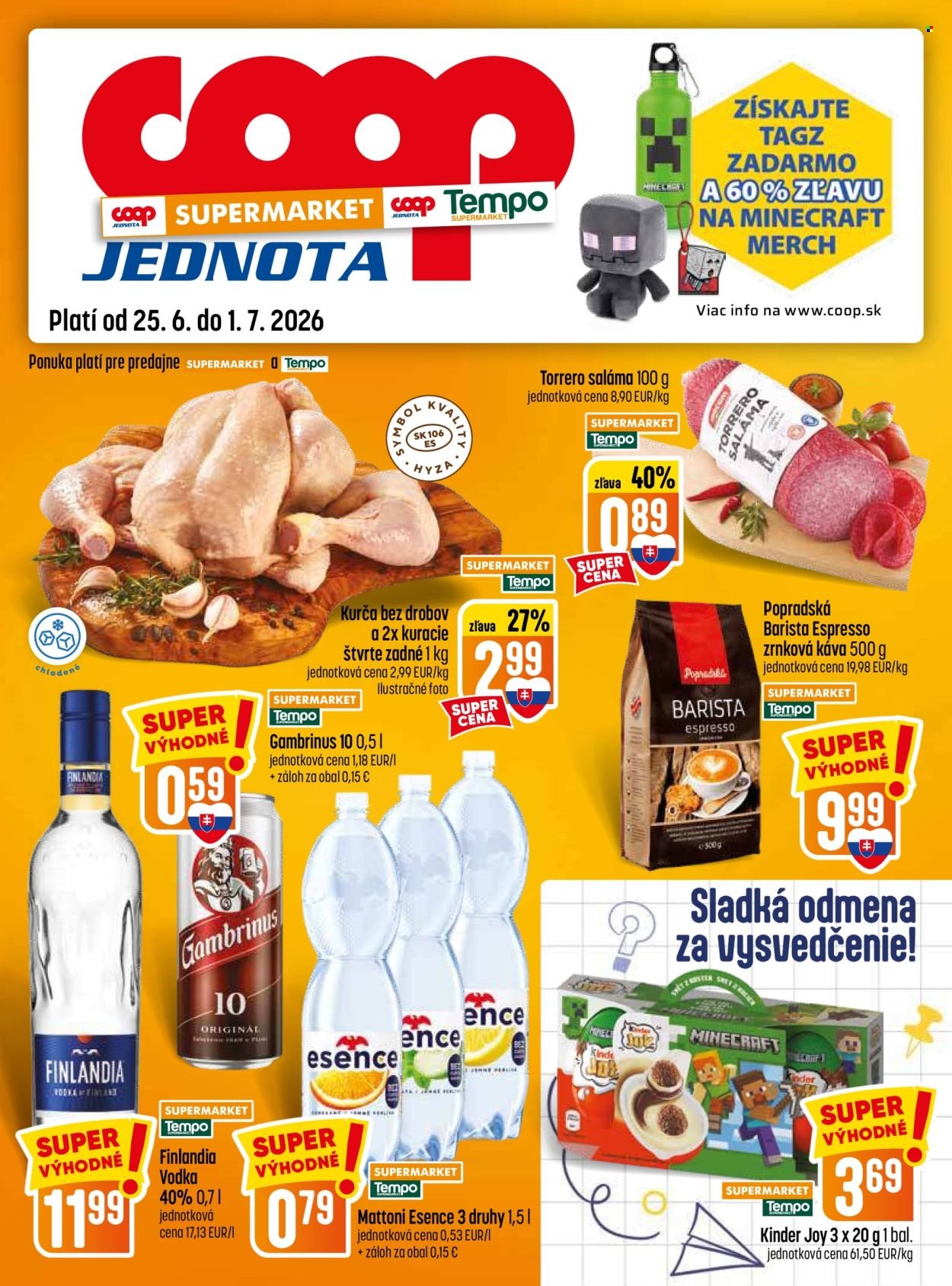 COOP JEDNOTA leták - Od štvrtka 25.6.2026