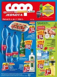 COOP JEDNOTA leták - Od štvrtka 25.6.2026