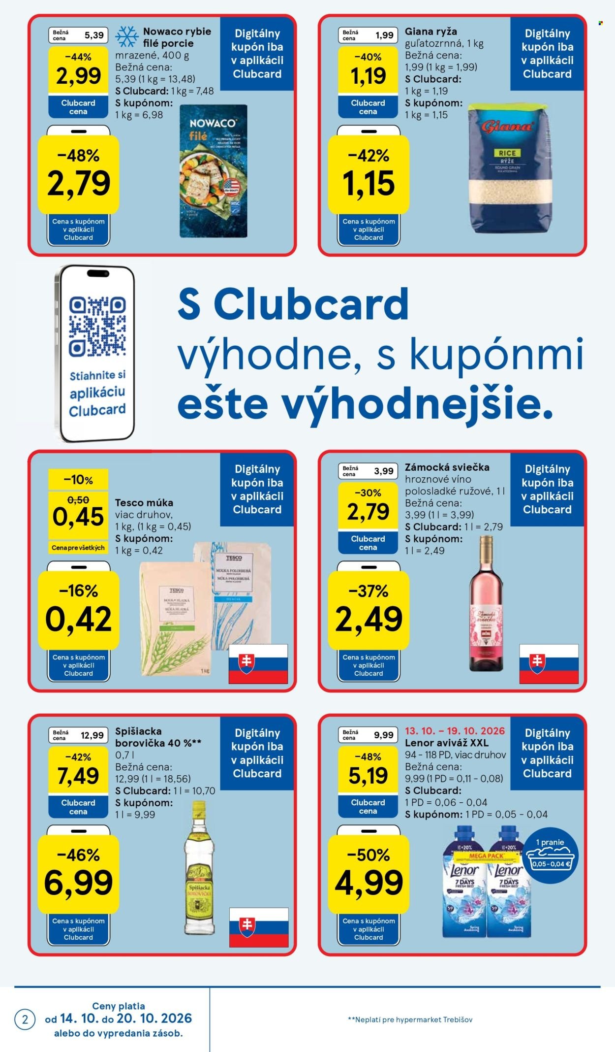 TESCO leták - Od stredy 14.10.2026