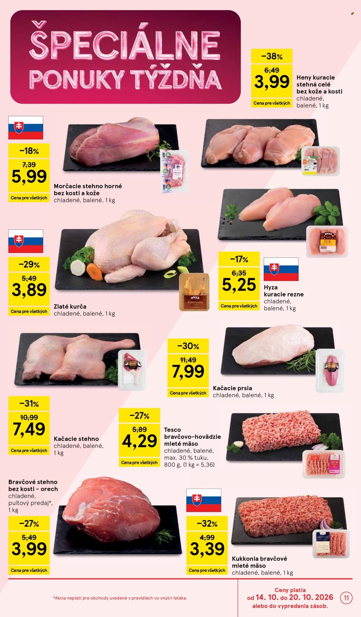 TESCO leták - Od stredy 14.10.2026