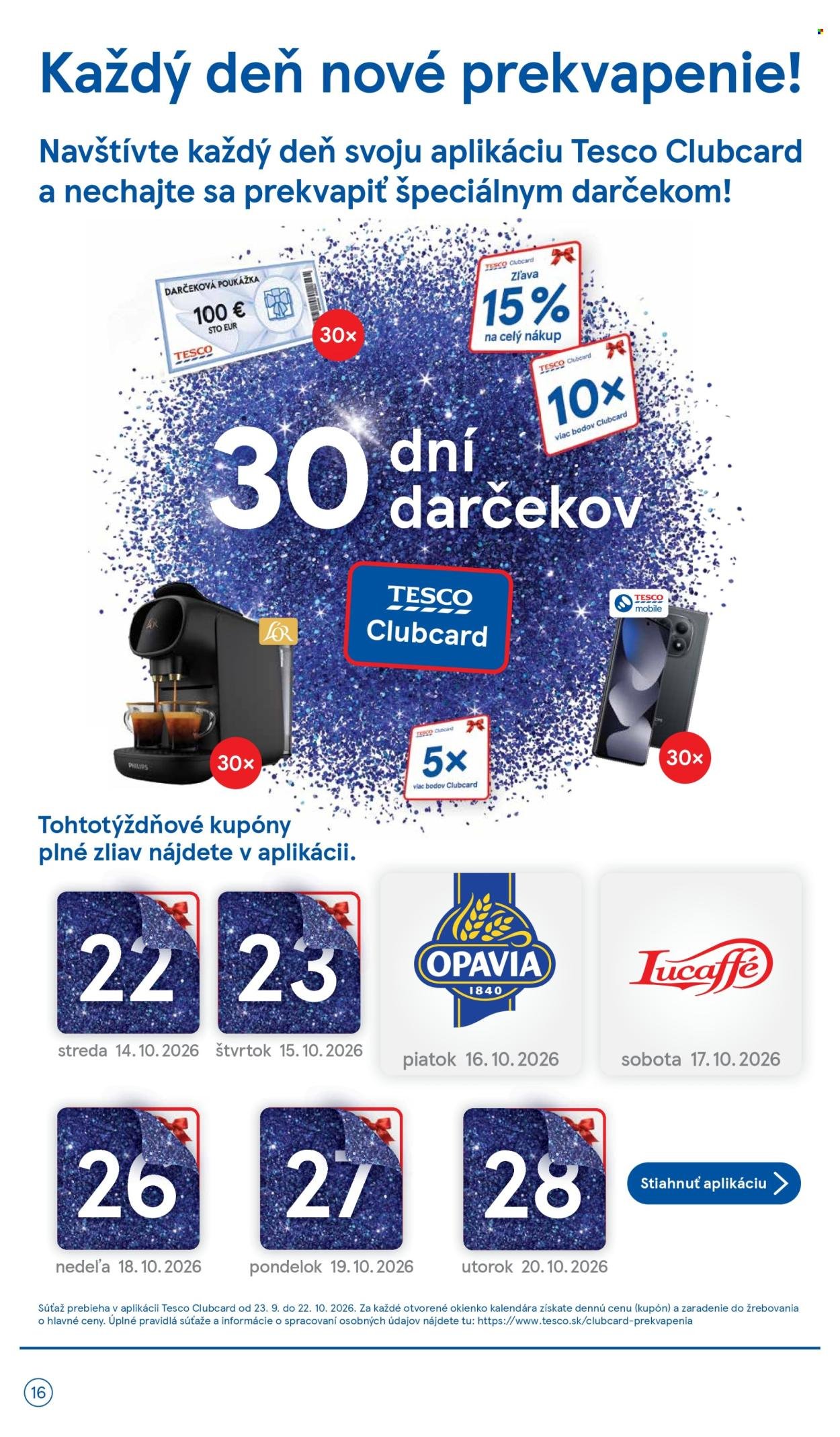 TESCO leták - Od stredy 14.10.2026
