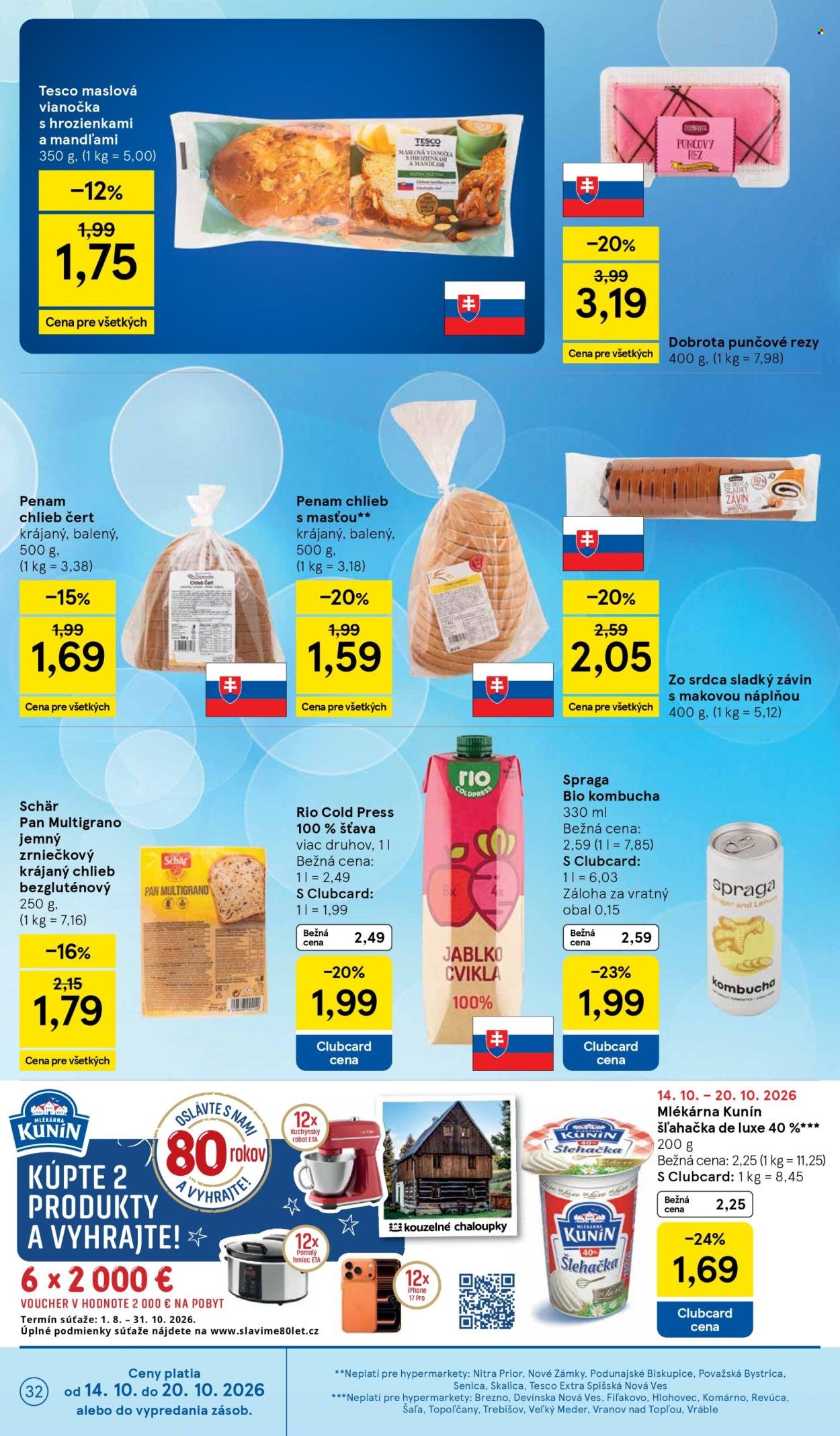 TESCO leták - Od stredy 14.10.2026