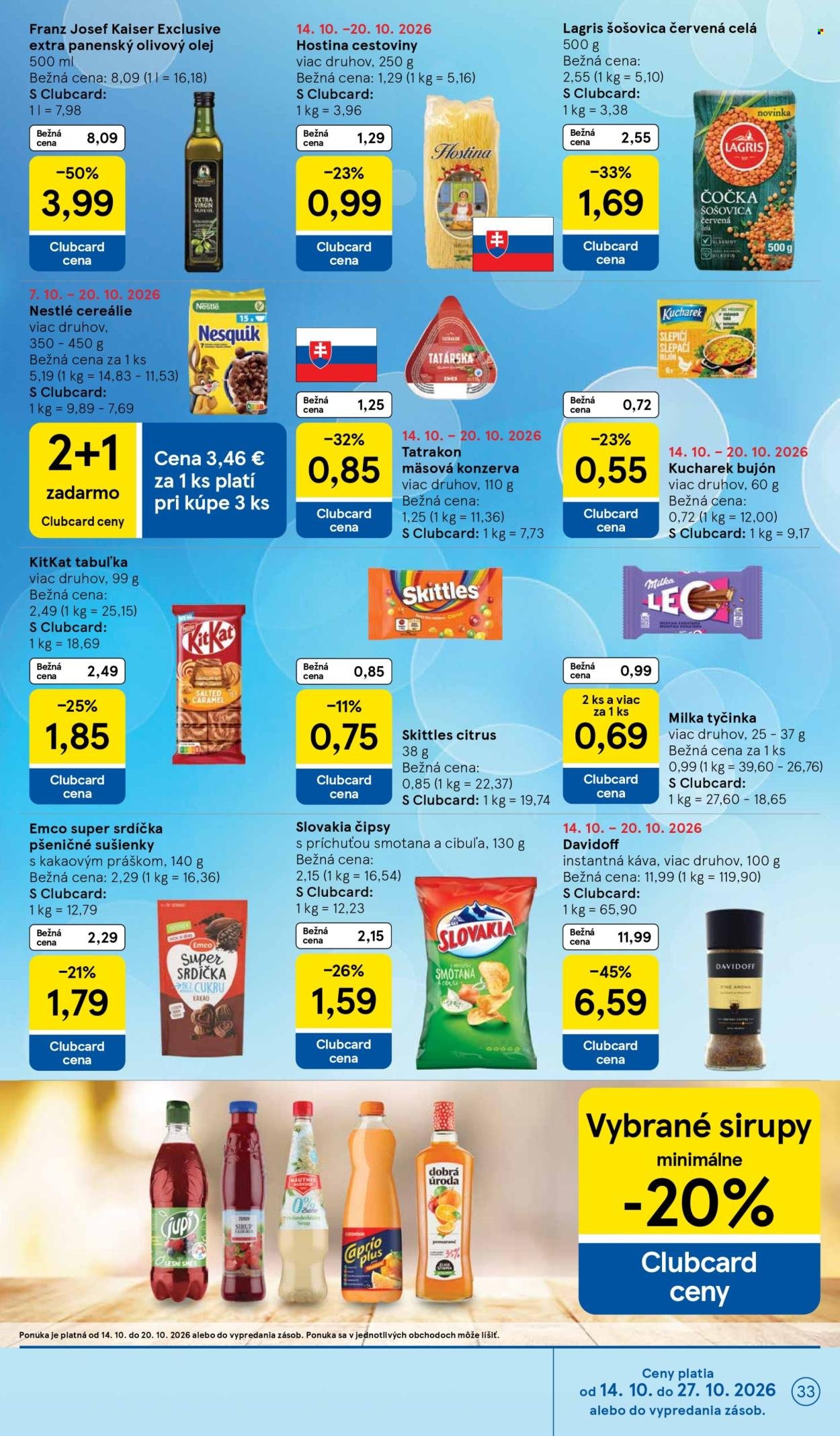 TESCO leták - Od stredy 14.10.2026
