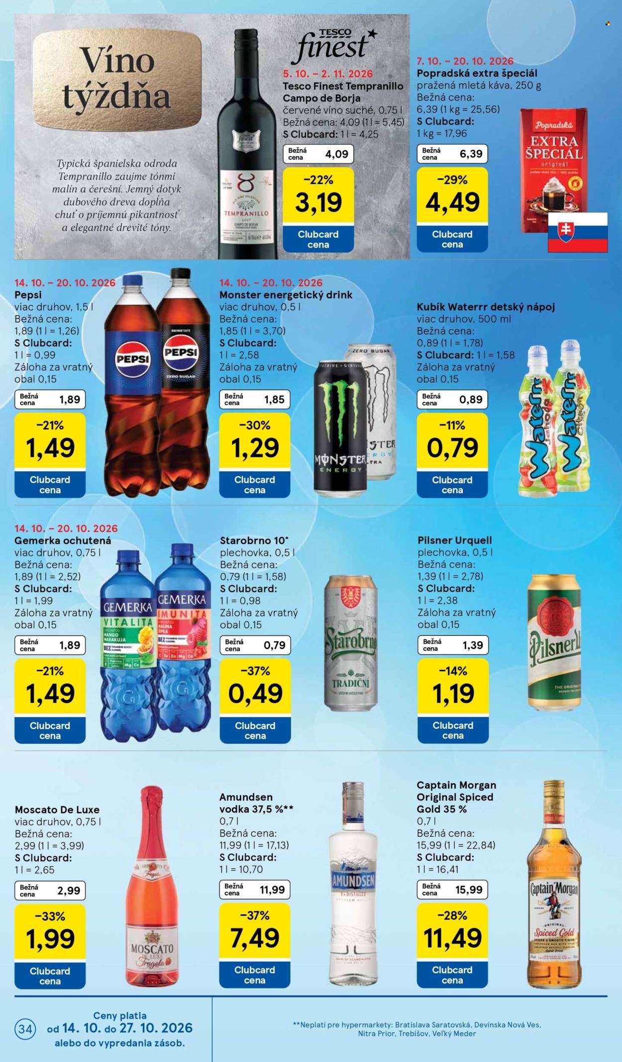 TESCO leták - Od stredy 14.10.2026