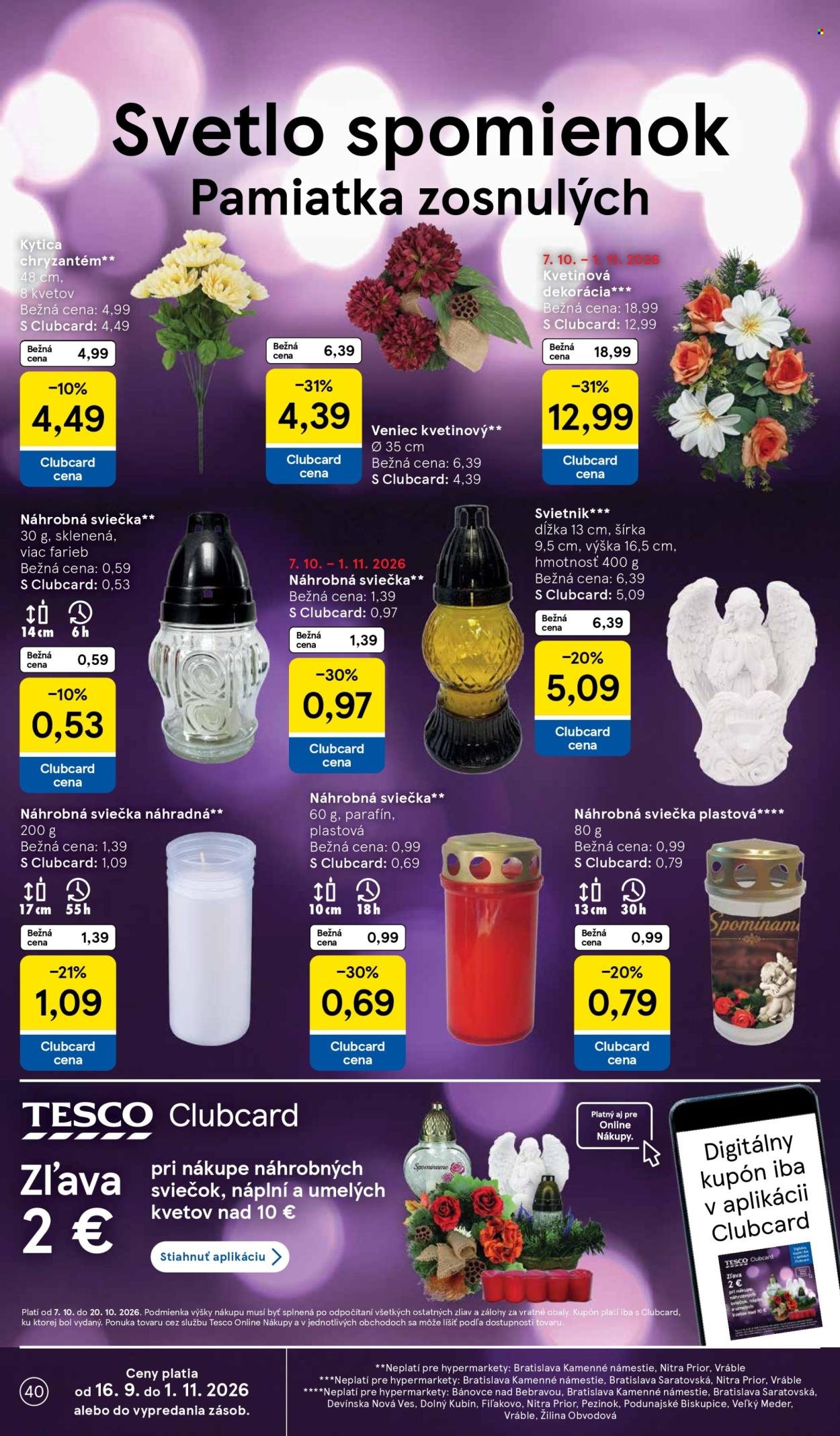 TESCO leták - Od stredy 14.10.2026