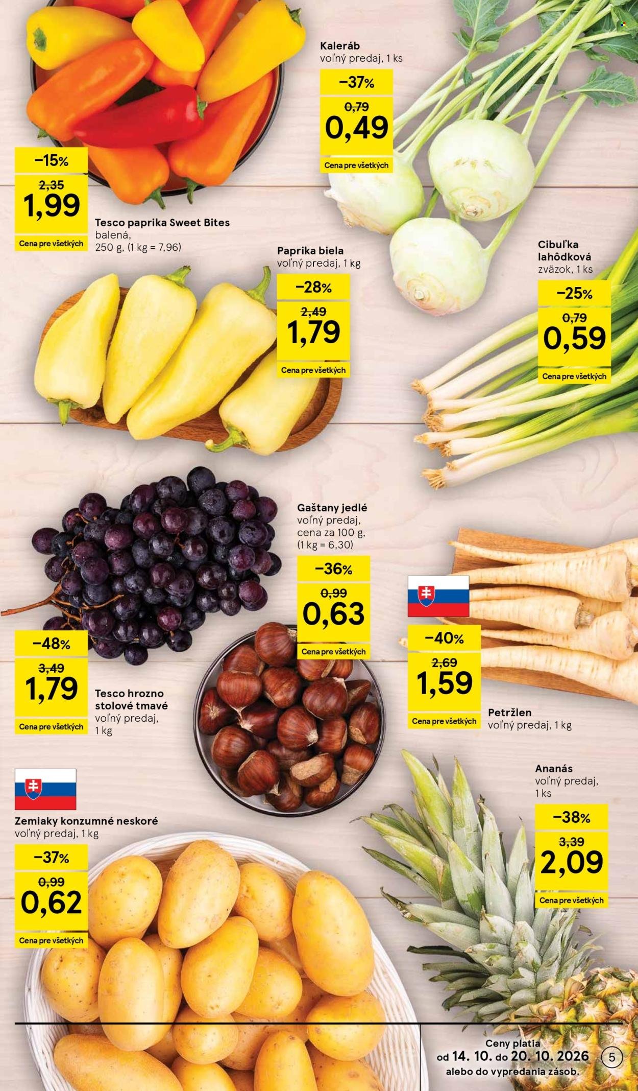 TESCO leták - Od stredy 14.10.2026