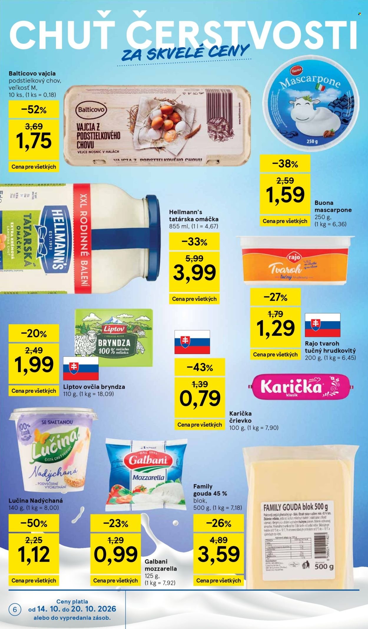 TESCO leták - Od stredy 14.10.2026