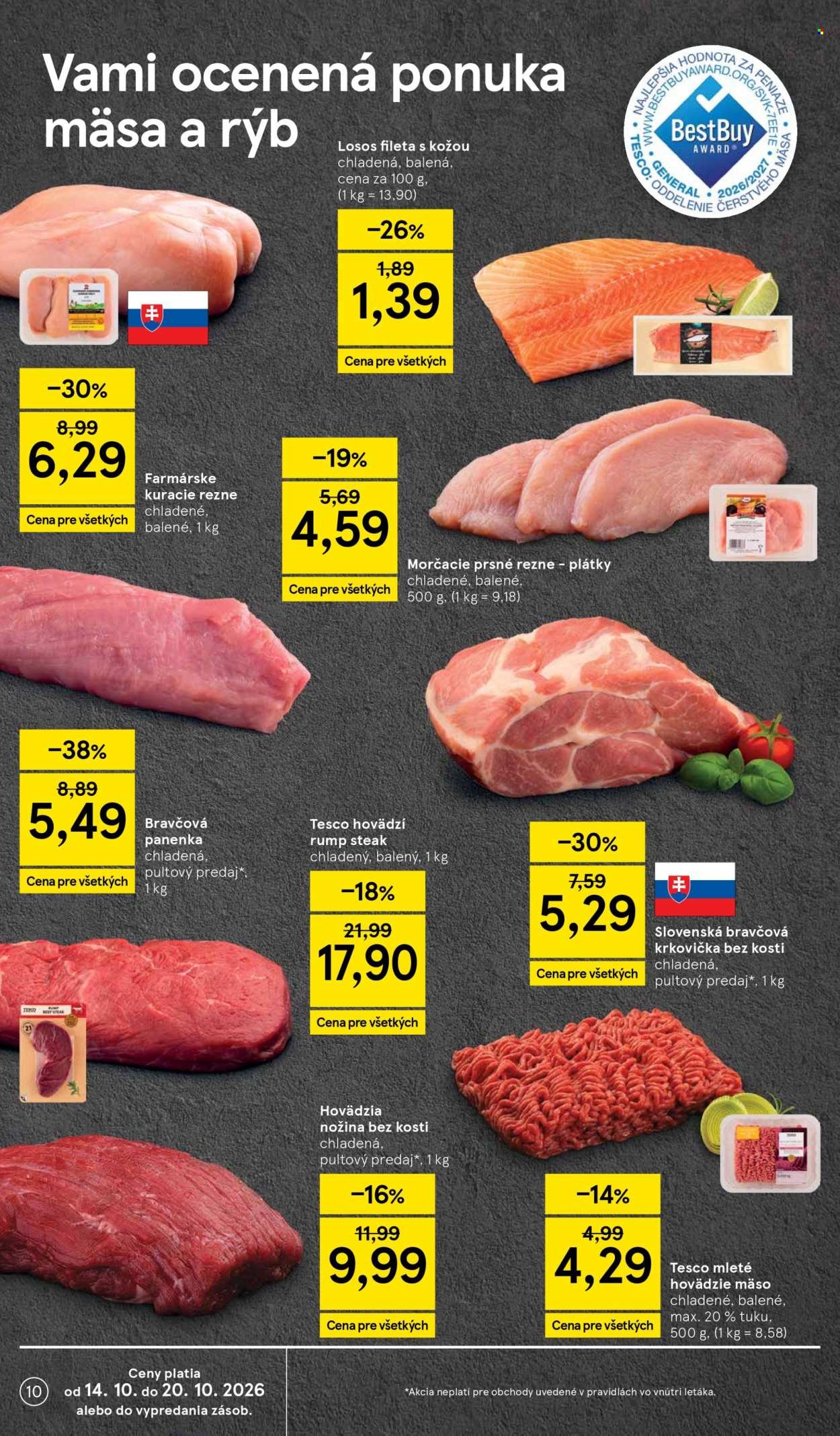 TESCO leták - Od stredy 14.10.2026
