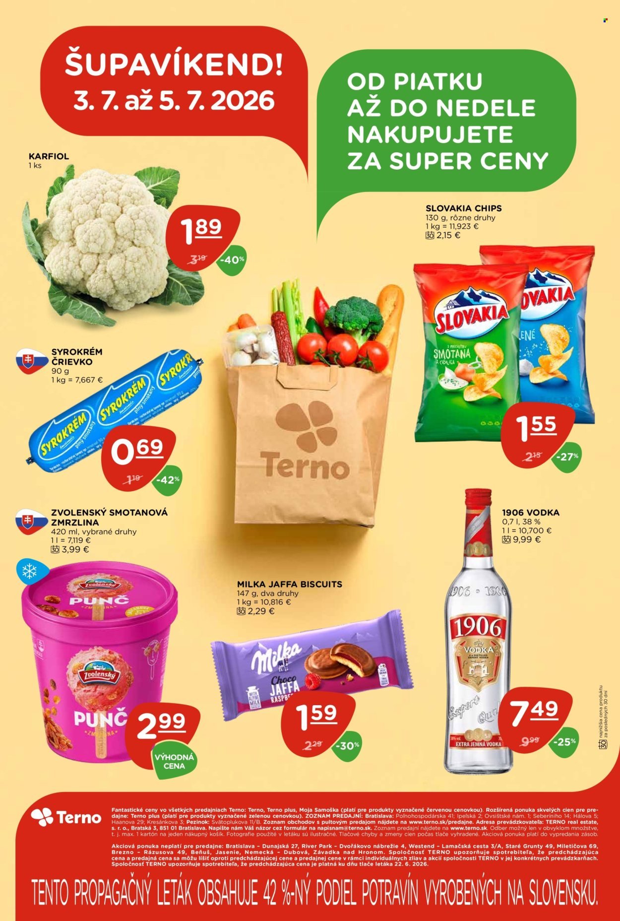 TERNO leták - Od štvrtka 2.7.2026