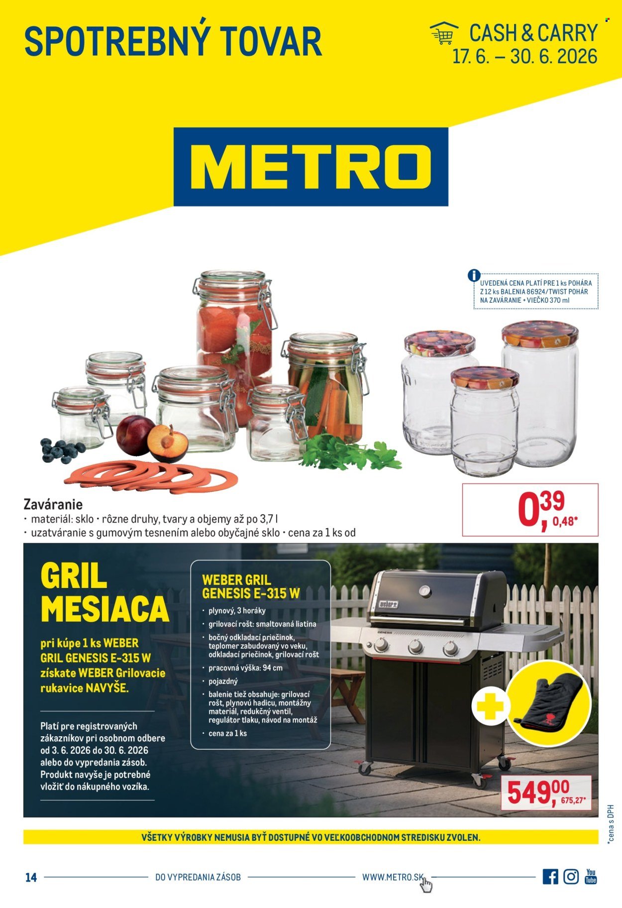 METRO leták - Spotrebný tovar