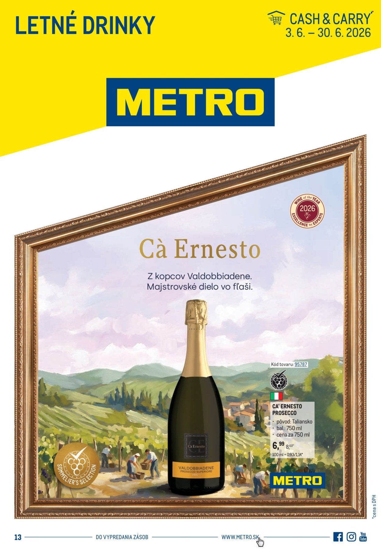 METRO leták - Letné drinky