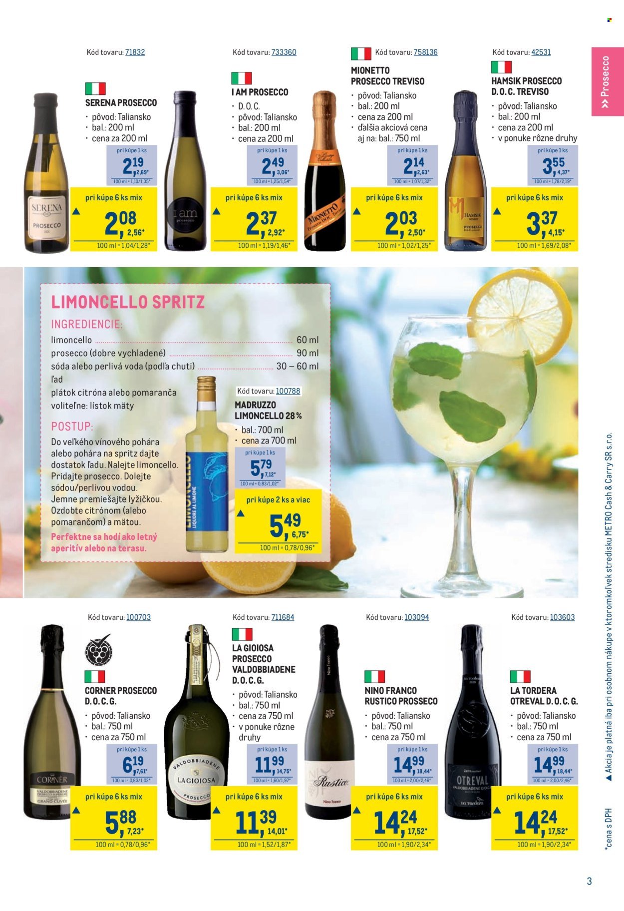 METRO leták - Letné drinky