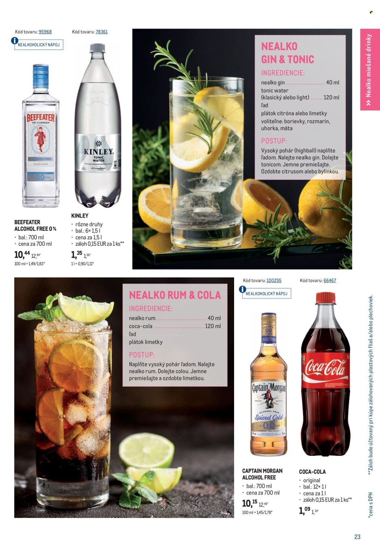 METRO leták - Letné drinky