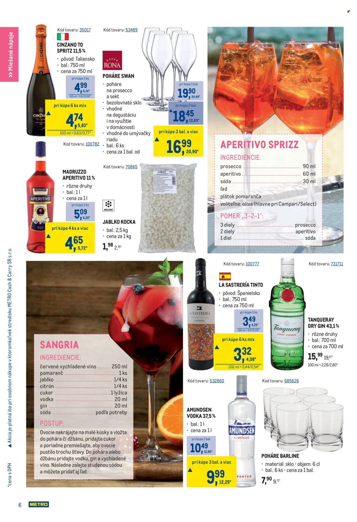 METRO leták - Letné drinky
