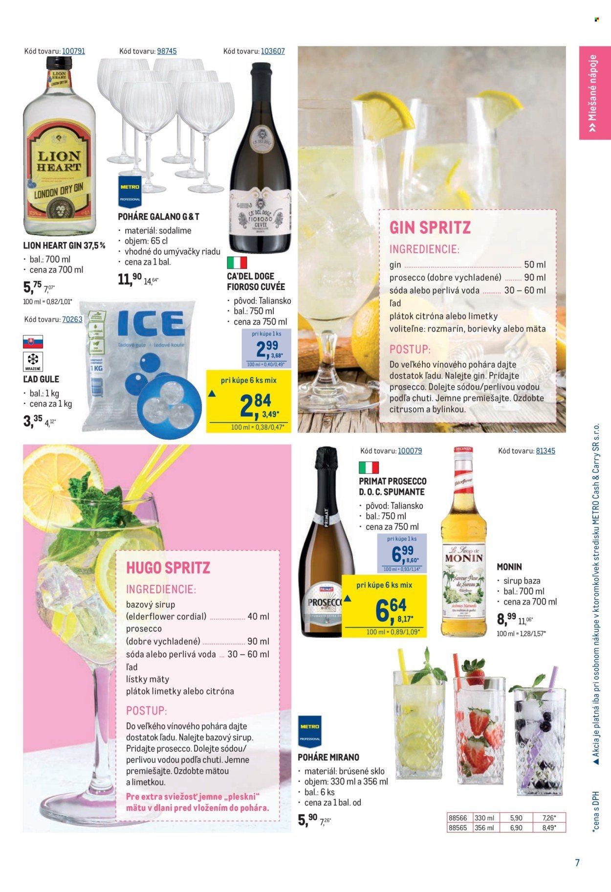 METRO leták - Letné drinky