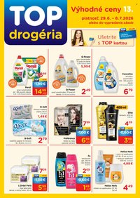 TOP DROGÉRIA leták - Od pondelka 29.6.2026