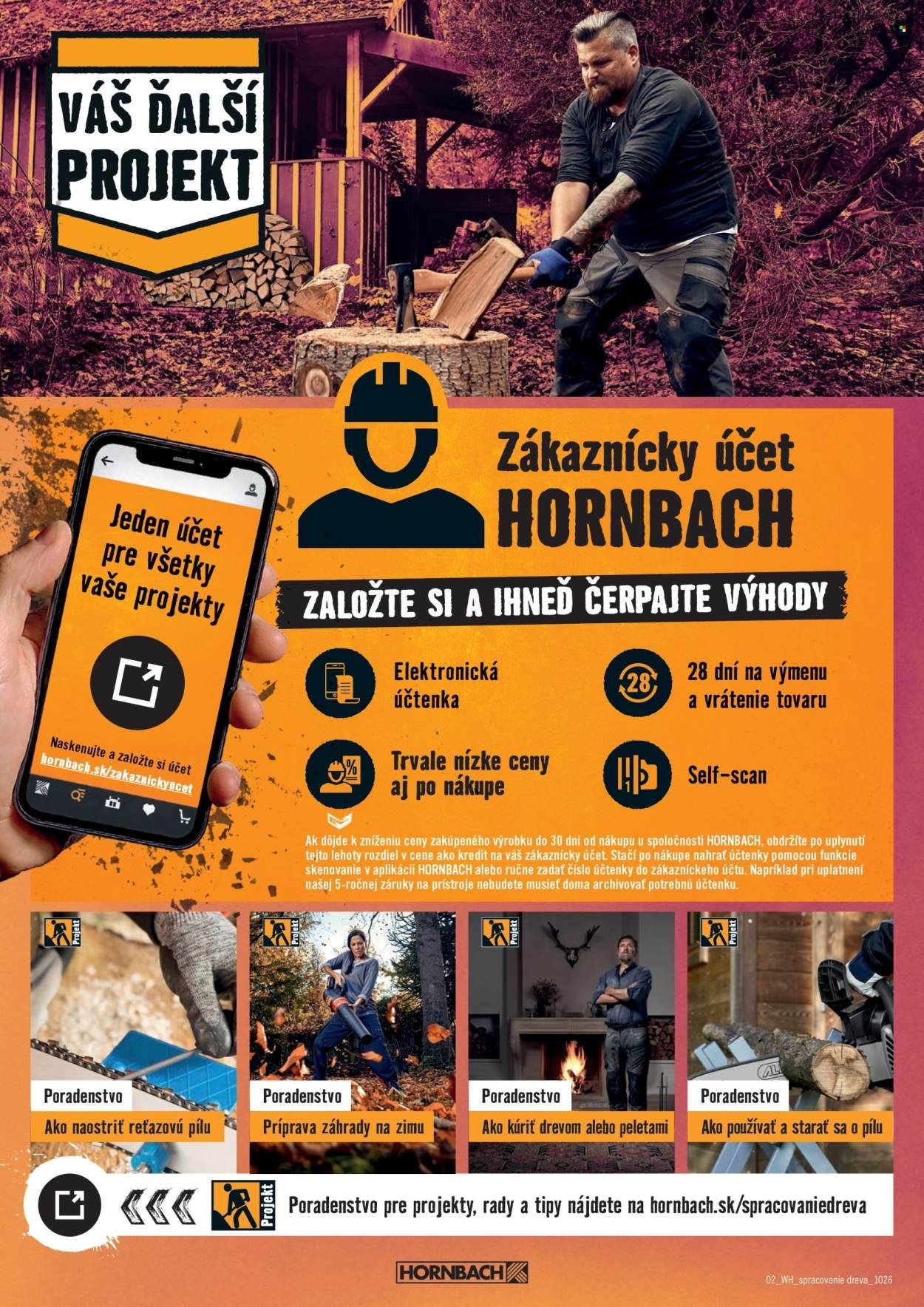 HORNBACH leták - Váš ďalší projekt - Spracovanie dreva