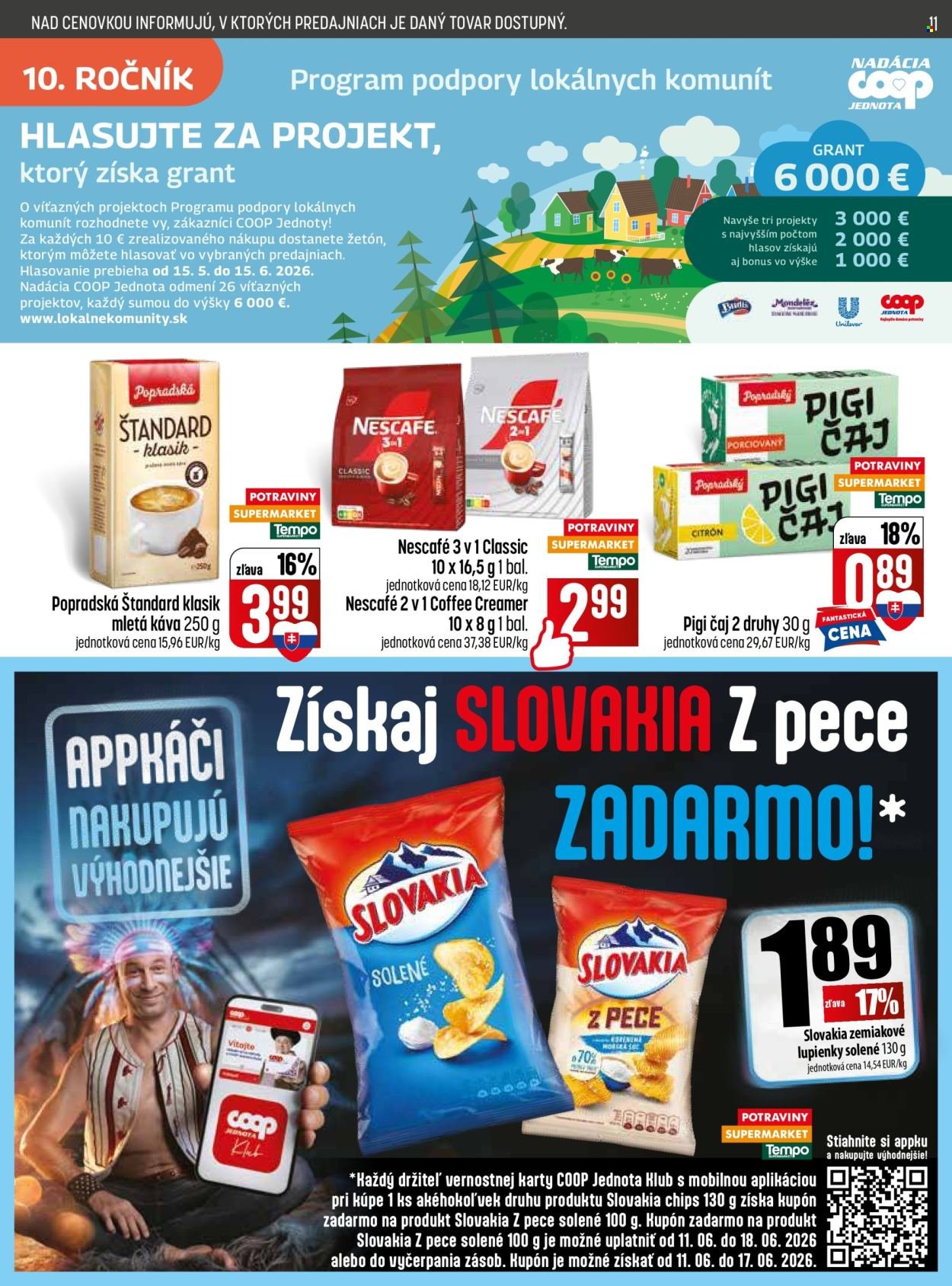 COOP JEDNOTA leták - Od štvrtka 11.6.2026