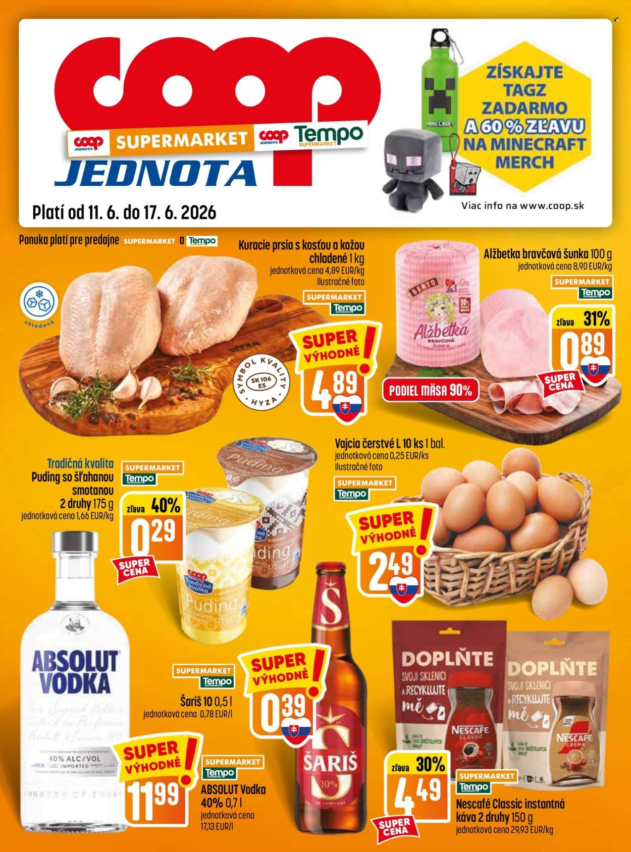 COOP JEDNOTA leták - Od štvrtka 11.6.2026