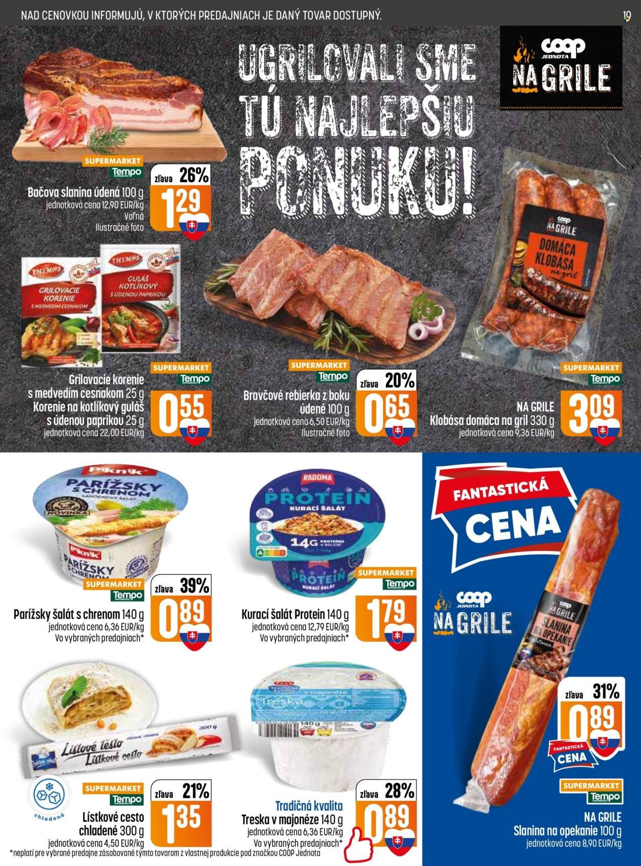 COOP JEDNOTA leták - Od štvrtka 11.6.2026