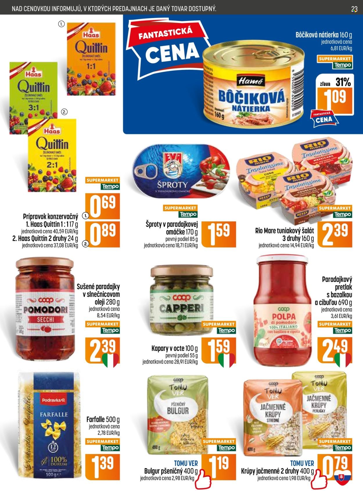 COOP JEDNOTA leták - Od štvrtka 11.6.2026